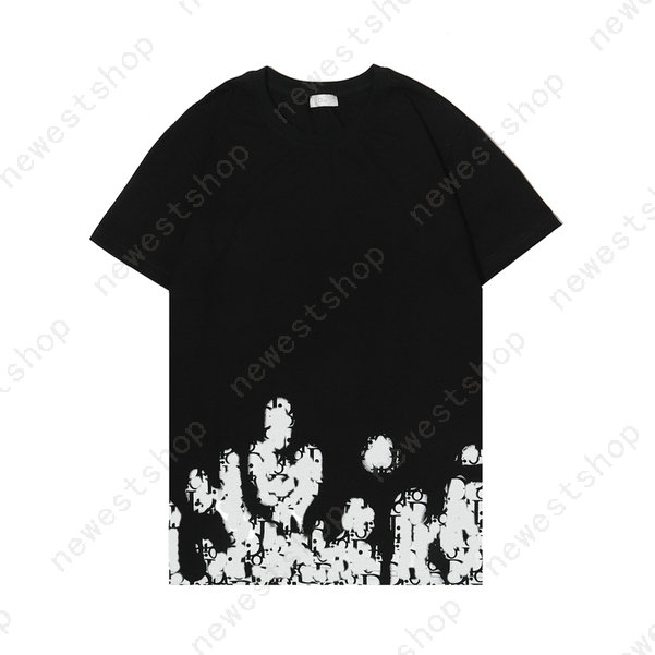 

mix style 2021 fashion designer mens t shirt summer clothes classic embroidery letter print tshirt casual cotton tee top women t-shirt, White;black