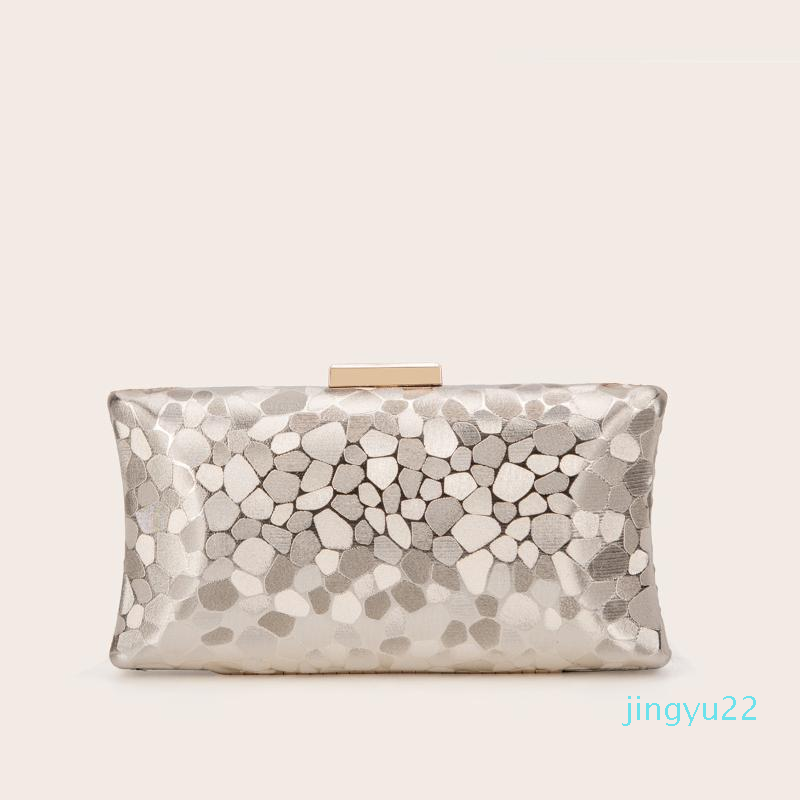 

Designer-Evening Bags Lady Wedding Women Clutch Shining Box Bag Fashion Purses And Handbags Crossbody Party Shoulder Gold Silver Black