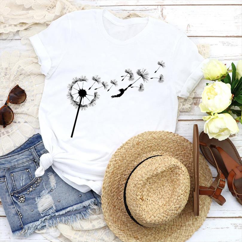 

men graphic flying girl lady mens simple short sleeve cute 90s tees print shirt clothing female, White;black