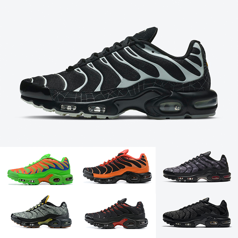 

wholesale Tuned Plus Tn 3 Mens Womens Running Shoes Spider Web Hyper Blue Miami Vice Worldwide Rainbow Tns Trainers Sneakers size 36-46, 09