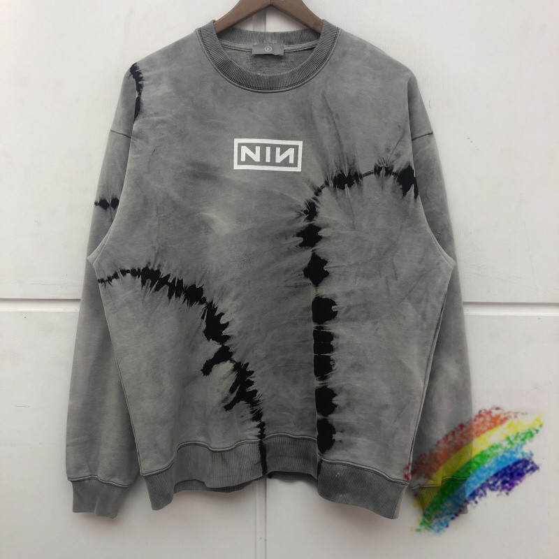 

Tie Dye Sweatshirts Men Women High Quality Nice Washed Heavy Fabric Crewneck