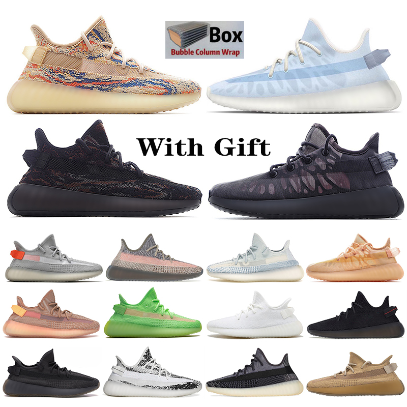 

Men Women Running Shoes Kanye mono ice MX Oat Rock Earth Cinder Static Reflective Tail Light Bred Beluga 2.0 Eliada Mens Womens V2 Sports Sneaker, #35 black static