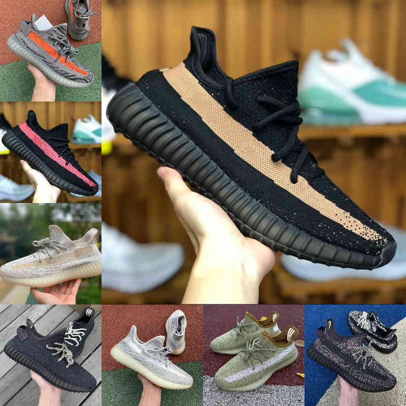 

2021 Sale New Kanyes Wests V2 Reflective Fade Carbon Natural Israfil Cinder Earth Zyon Oreo Desert Sage Marsh Mens Running Shoes Women Trainers Sneakers V1s9, 5246/natural