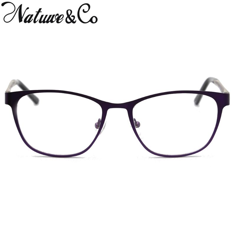 

Fashion Sunglasses Frames Natuwe&Co Classic Rectangle Metal Eyeglasses Full Rim Clear Lens Retro Glasses Frame 51-40-18-140 Mm