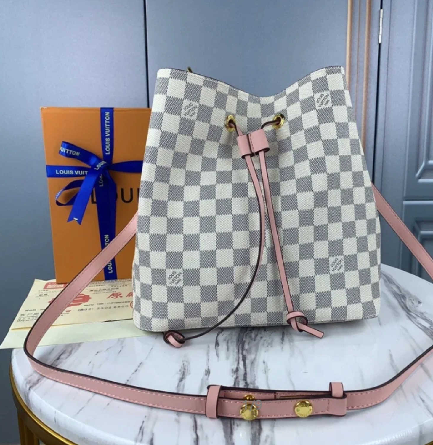 

iconic brand shoulder designer luxury totes 86dk handles m44022 trendy body bucket bag neonoe bags female cross bag handbags bag clutche