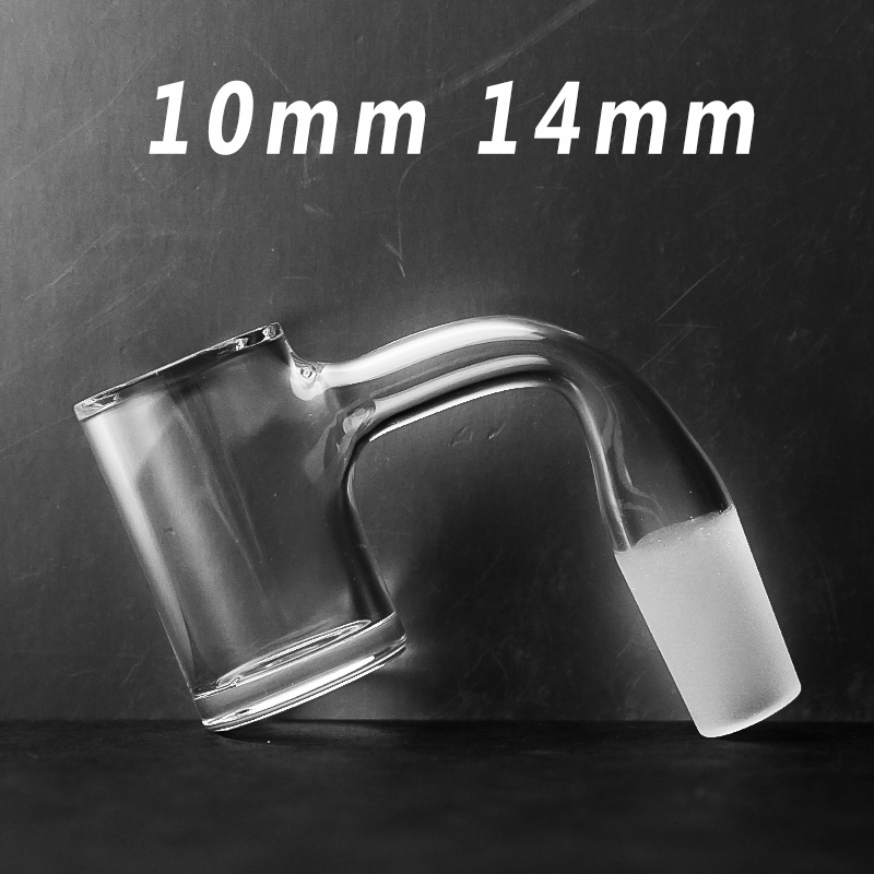 

Fully Weld Quartz Banger Nail OD 25mm Smoking Accessosire Glass Bong 14mm 10mm Male Joint Beveled Edge 45/90 Degree Dib Rigs