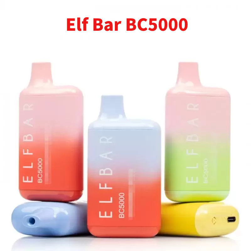 

Top Quality Elf Bar BC5000 Disposable E cigarettes 5000 Puffs Vape Pen 13ml Dual Mesh Coil Cartridge Pre-Filled Pods 650mAh Rechargeable Bat