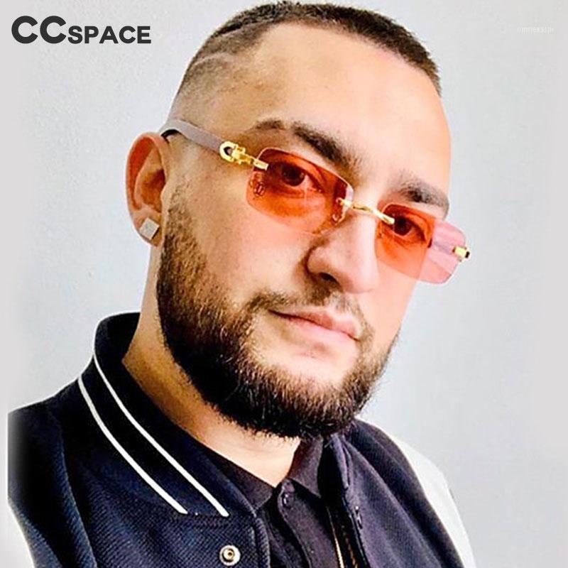 

Sunglasses 49251 Rimless Retro Wood Legs Square Men Women Fashion Shades UV400 Vintage Glasses1