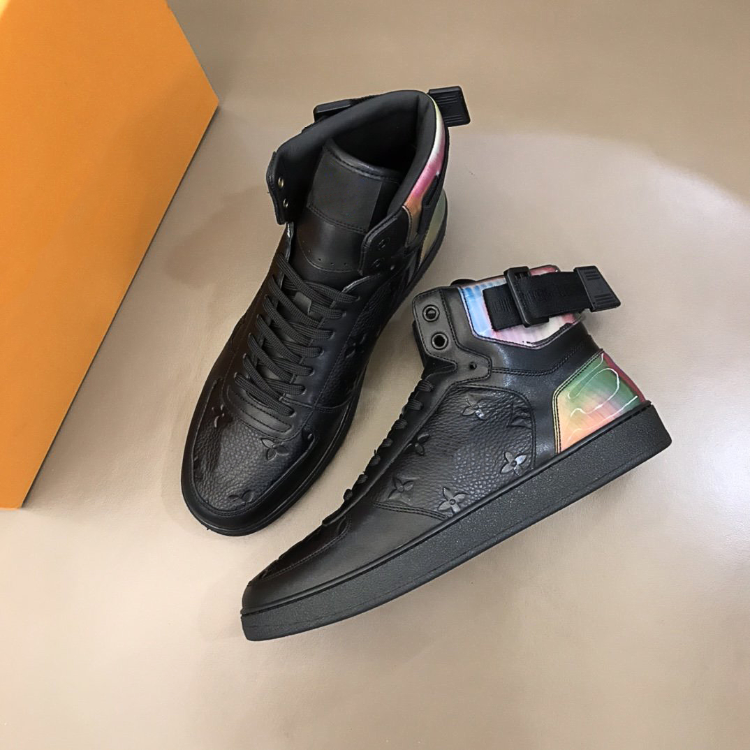 

High quality Luxury designer sneakers mens shoes very nice top-quality Colorful high-top sports boots with box ARE size38-44, As picture 1