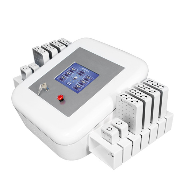 336 lamps 8 inch color touch screen 650nm & 980nm dual wavelength weight loss slimming lipolaser machine/lipo laser-image-690759518