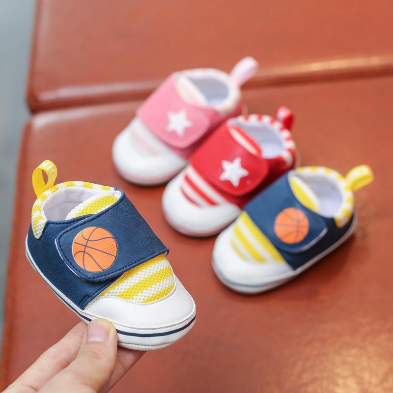

Baby Toddler Shoes Cartoon Cute Net Cloth Comfortable Soft Sole Children's Creative Spring Autumn Breathable Born First Walkers