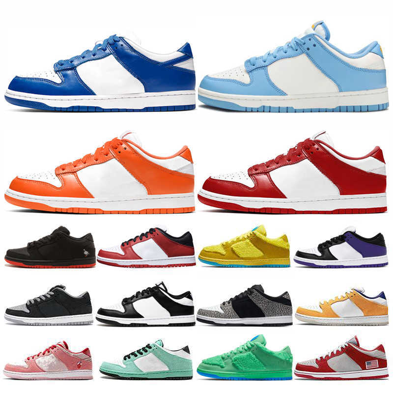 

Men Women Low Running Shoes Kentucky Chunky Syracuse Black White Green Bear University Red Mens Womens Trainer Outdoor Sports Sneakers, O bus