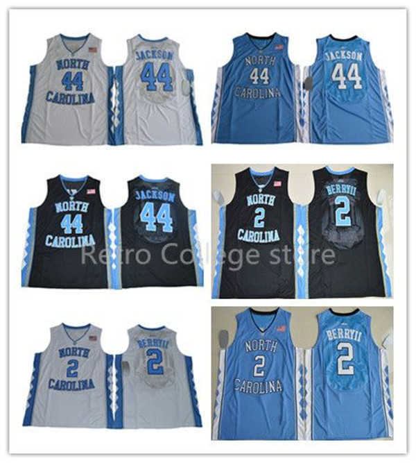 

44 Justin Jackson 2 Joel Berry II 5 Marcus Paige 11 Brice Johnson 40 Harrison Barnes North Carolina Tar Heels Basketball Jerseys, Black