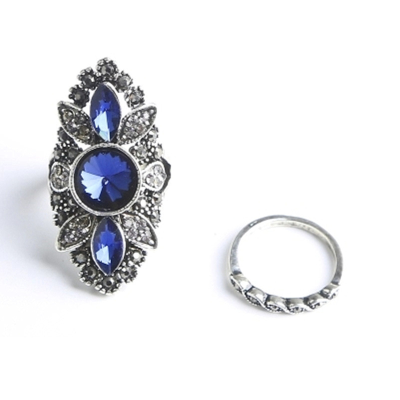 

violet leaf ring fashion originality leisure luxurious gift anniversary party, Golden;silver
