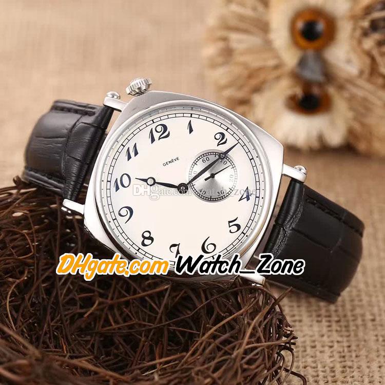 

40mm Historiques American 1921 82035 Automatic Mens Watch 82035/000G-B735 White Dial Steel Case Black Leather Strap Gents Watches Watch_Zone WZVC 132A (4), 132a (5)