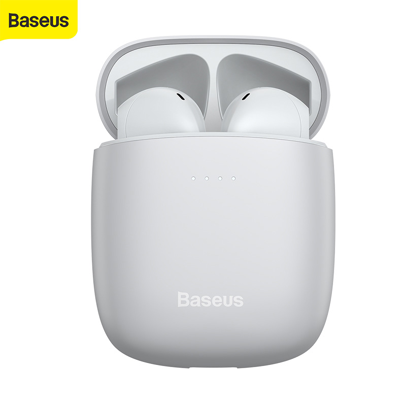 

Baseus W04 TWS Earphone True Wireless 5.0 Headphone Stereo Sports Headset For Phone Mini Earbuds With Charging Box