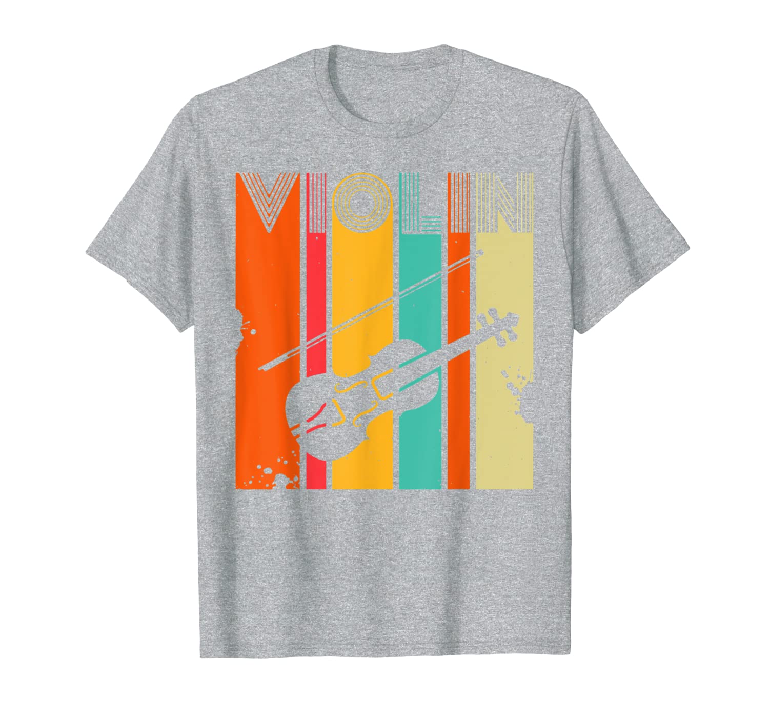 Vintage orchestra Violin Retro Gift For Men Women Boys Girls T-Shirt-image-702207180