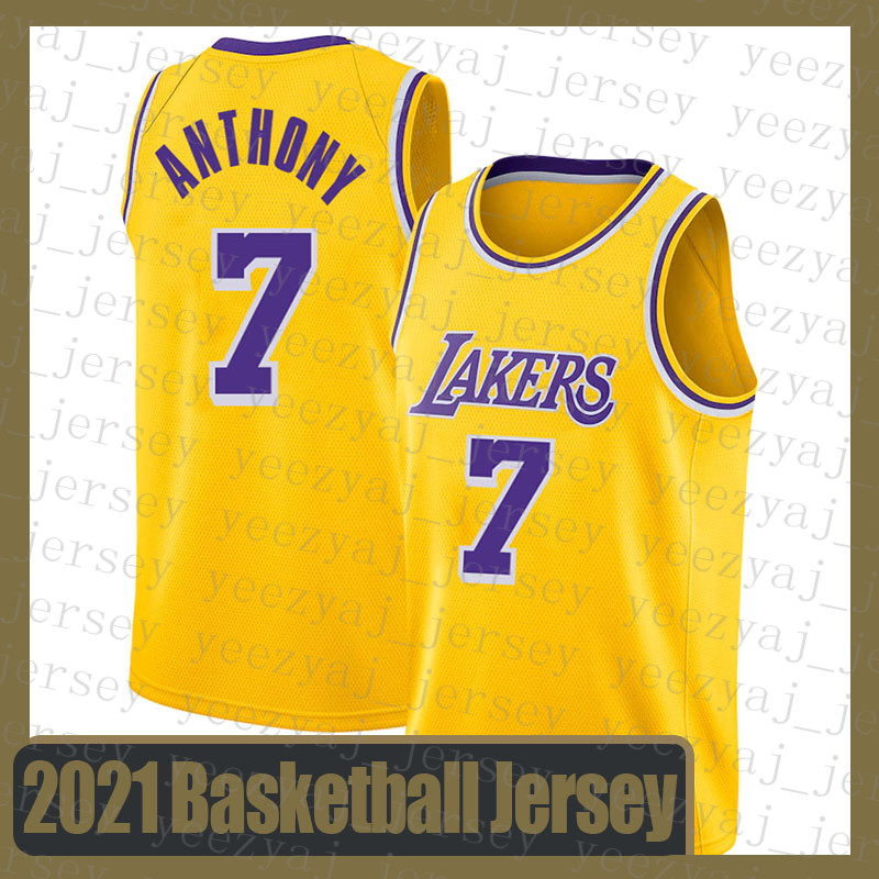 

Los 2021 New Angeles Carmelo 7 Anthony Russell 0 Westbrook Basketball Jersey LeBron 23 6 James Anthony 3 Davis Earvin 32 Johnson Alex 4 Caruso Brown, Jersey-huren qianming
