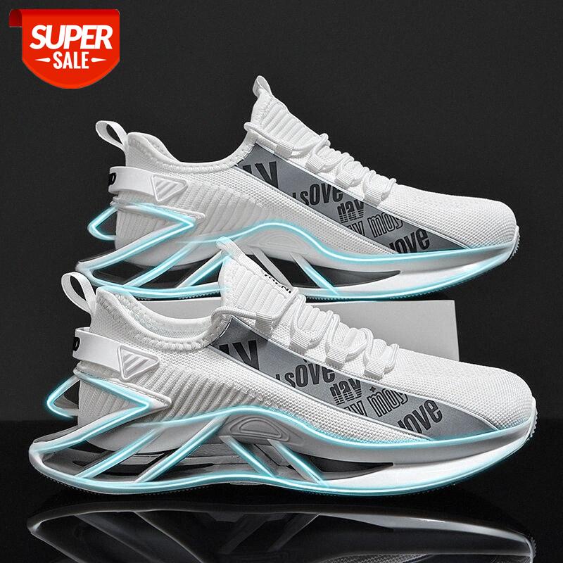 

summer big size men's soles trend casual old shoes breathable mesh sports running #0982