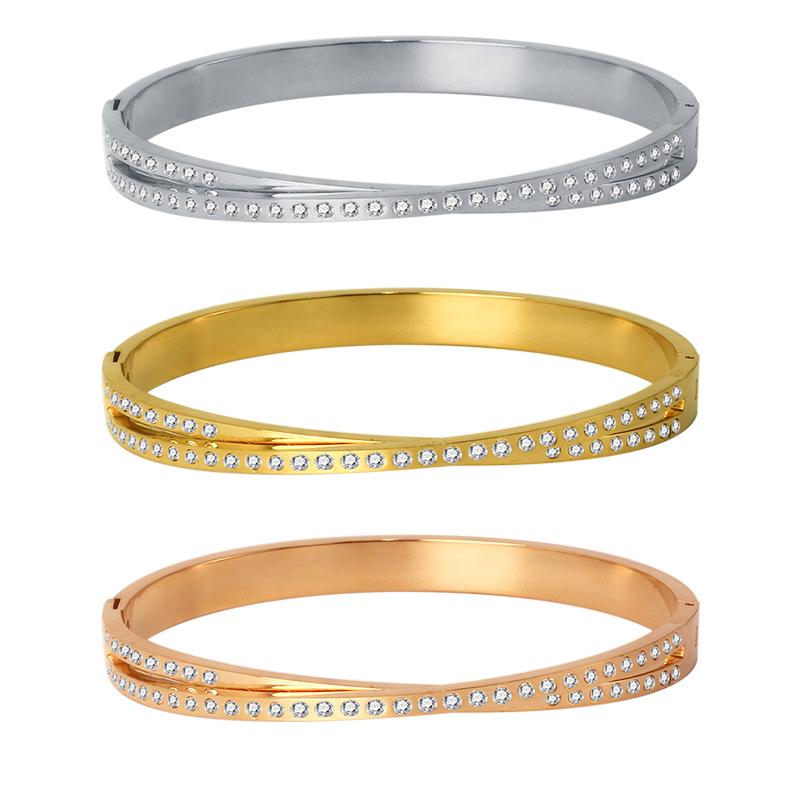 

Bangle Bracelets Stainless Steel Jewelry Women Wide Hand Designer Custom Luxury Fashion Punk Wedding Birthday Bangles