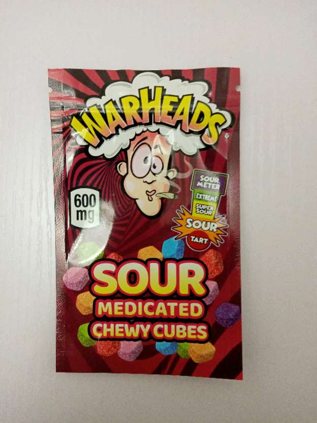 

WARHEADS Mylar Bags 3.5G Resealable Smell Proof packaging Free DHL FAST