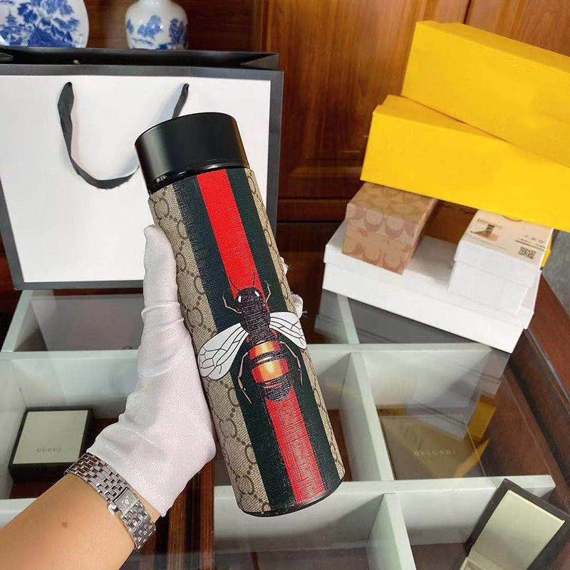 

Newest Thermoses 500ml Drinkware Vacuum Thermos Stainless Water Bottle Insulation Fashion Movement Mug Free Ship