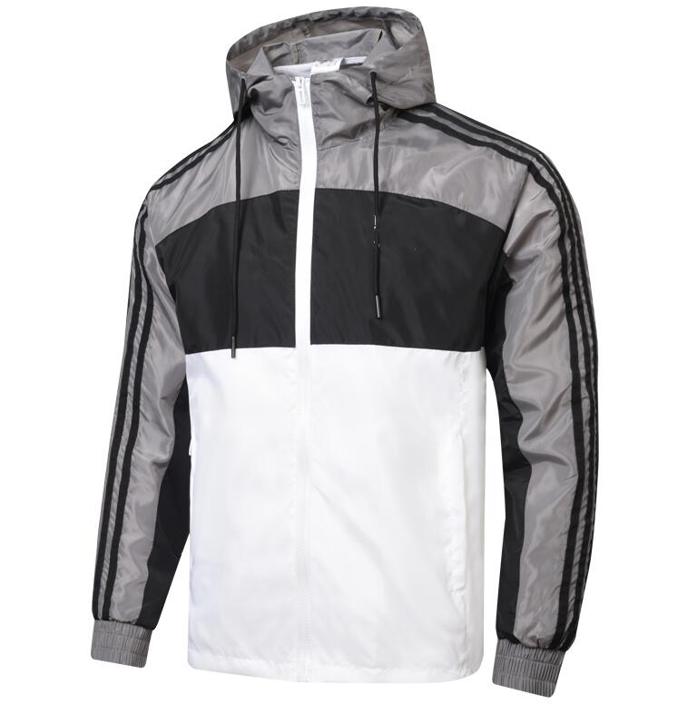 

22SS new Men's Jacket Hip Hop Windbreaker jackets Men Streetwear casual fashion high qualit Brand Sports Coat Jacket YT-33257, White