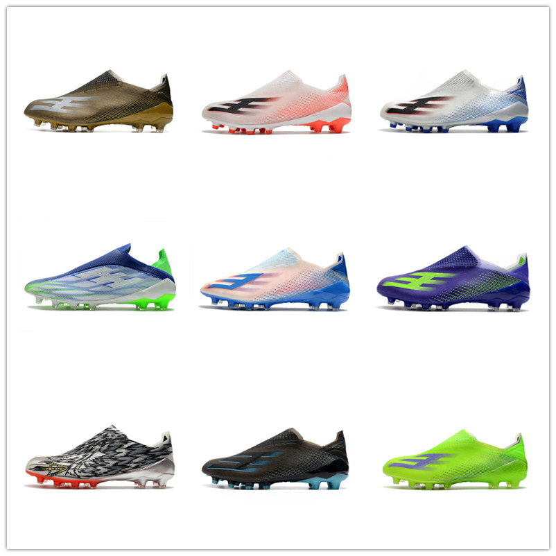

2022 World Cup Mens Football Shoes X SPEEDFLOW+ AG Soccer Boots CR7 Indoor Cristiano Ronaldo Trainer Cleats, Color 7