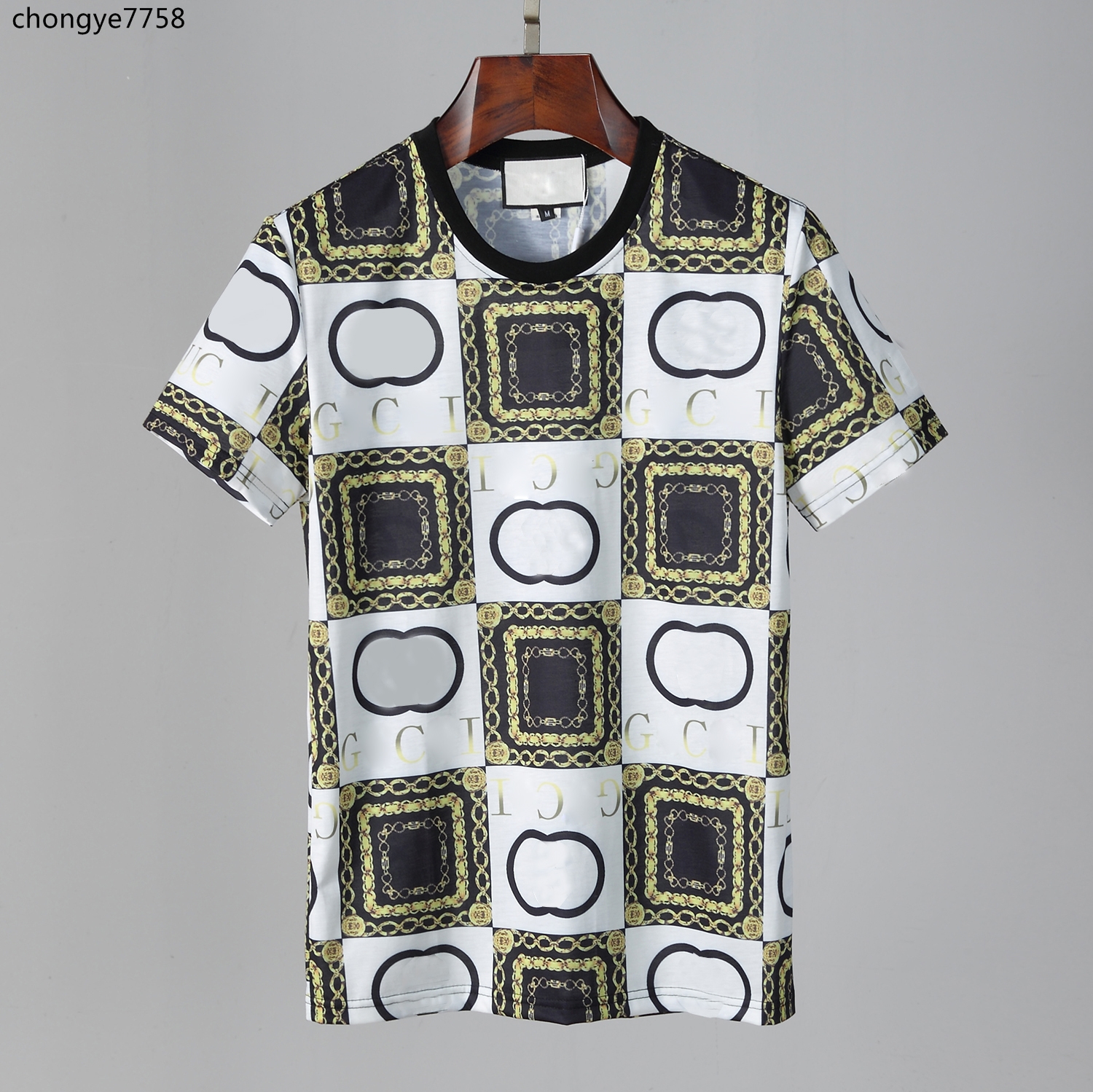 

Fashion mens t shirt summer Short sleeve top European American 3D printing T-shirt men women couples high -XXXL
