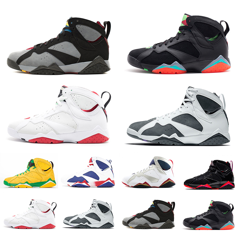 

2022 Jumpman 7 7s mens basketball shoes sneakers Topaz Mist Barcelona Nights Bordeaux Flint Hare Oregon Ducks Patent Leather Ray men outdoor trainers sports shoe, Pay for box
