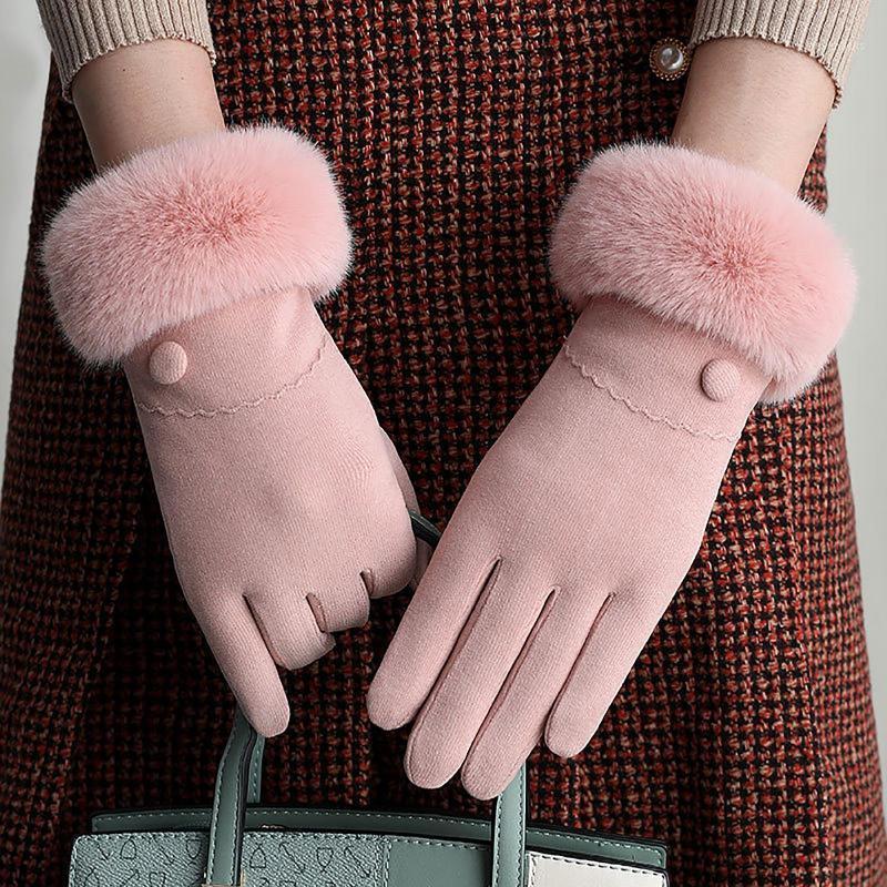 

Five Fingers Gloves 1PC Womens Fashion Winter Outdoor Sport Warm Autumn Cotton