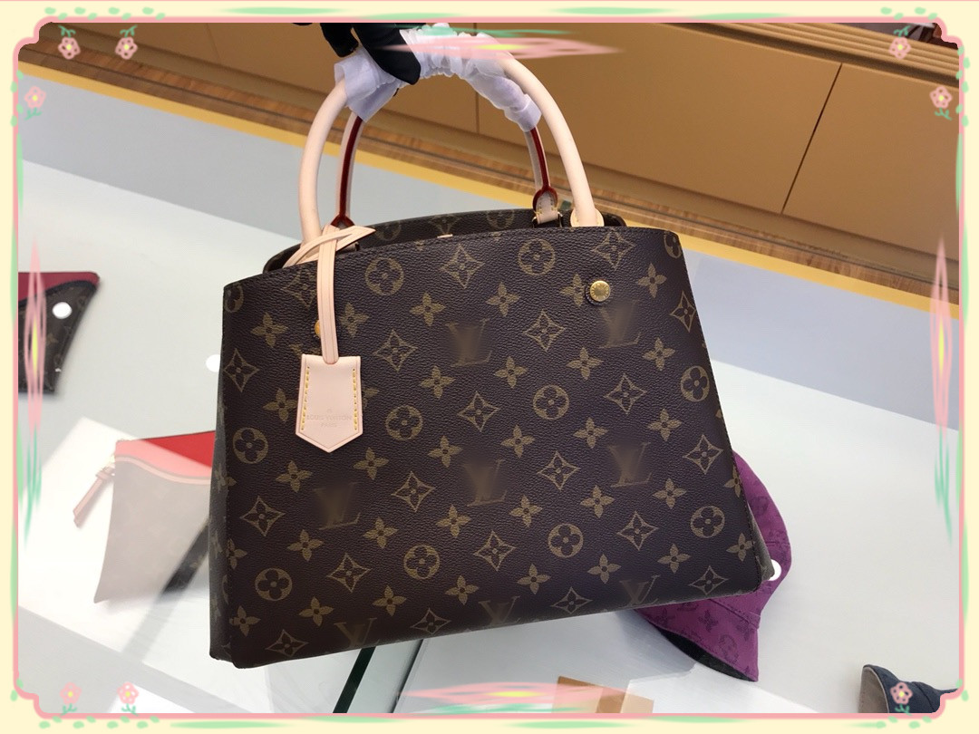 

YSLGGLVLOUISVUTTON luxurys designers bags Handbags MONTAIGNE BB Genuine Leather Women Messenger Handbag Purse Tote Brand Shoulder Crossbody 99, 01