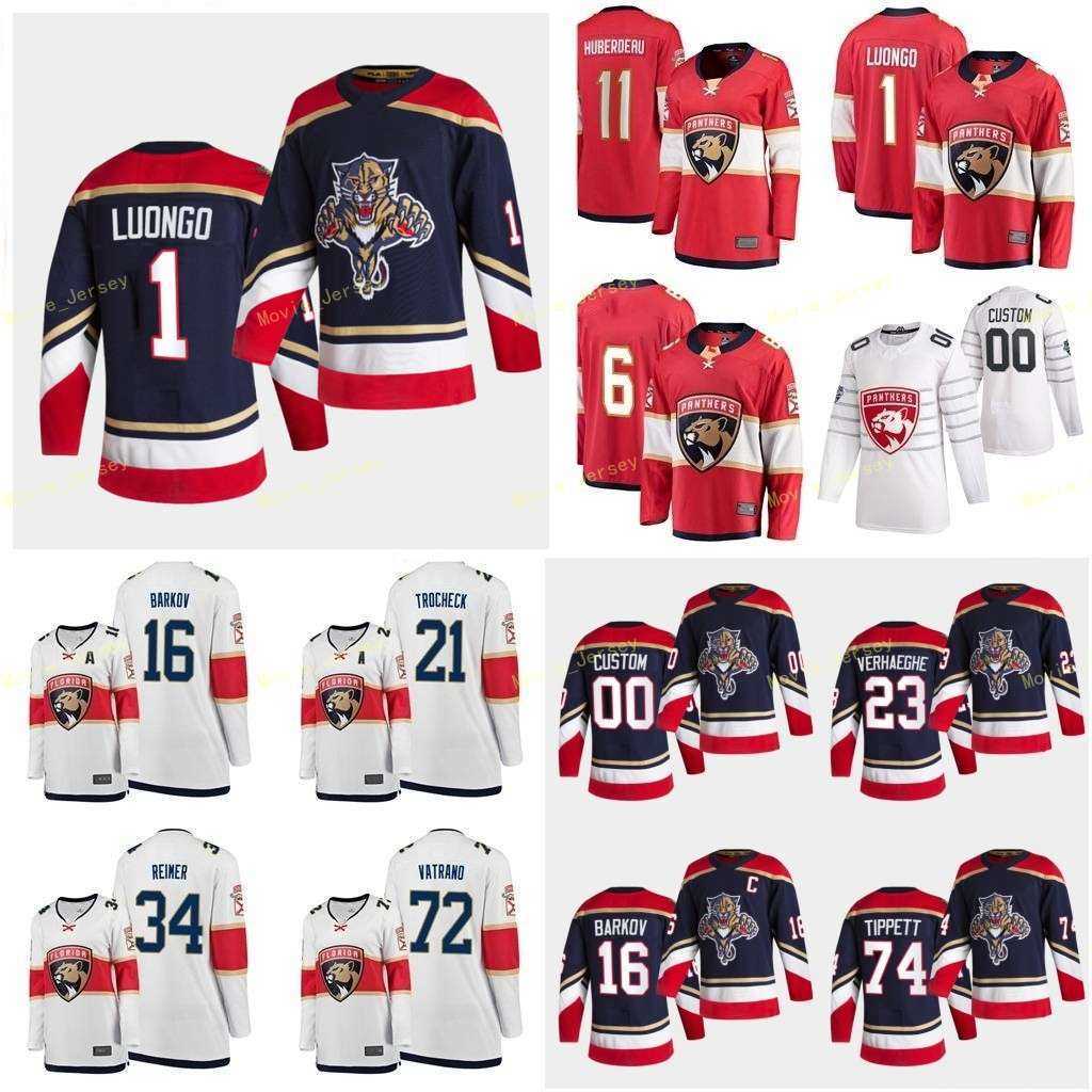 

2021 Reverse Retro Florida Panthers Jersey Driedger Chris Duclair Anthony Ekblad Aaron Gudas Radko Hinostroza Vinnie Custom Stitched, Youth 2021 reverse retro