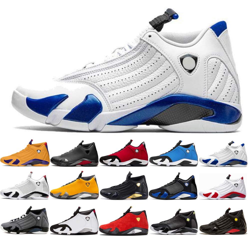 

Original Jumpman 14 Men Basketball Shoes 14S XIV Gym Blue Red University Gold Mens Sneakers Hyper Royal Black Candy Cane Trainers Size 13, # 1