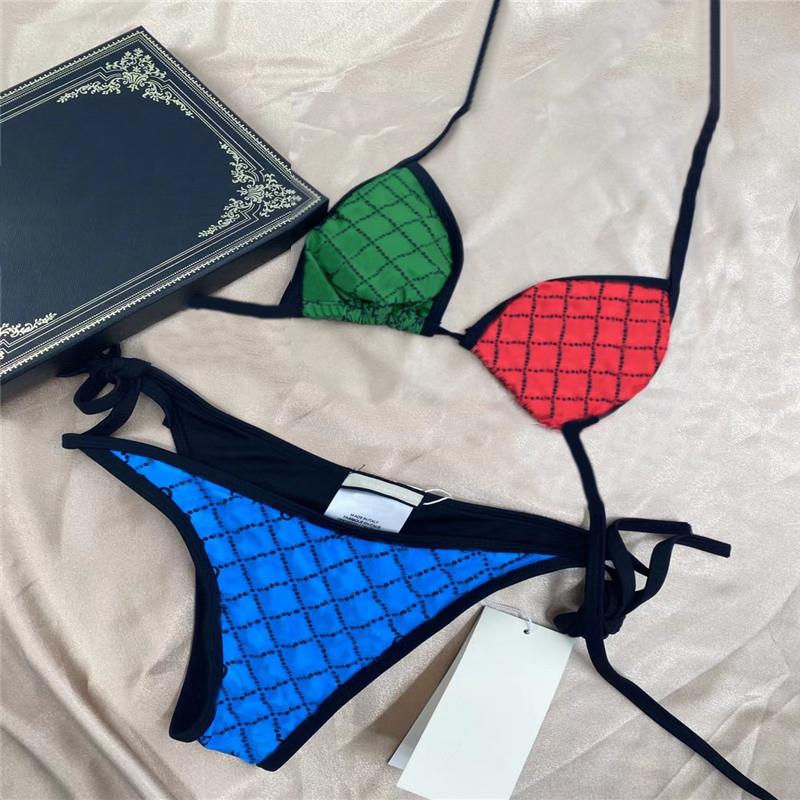 

Womens Multicolors Designer Bikini Suits Swimwear Women Swimsuits Bikini Set Brands 2021 Sexy Designers Bikinis One Piece Beach Swimpoor, White;black