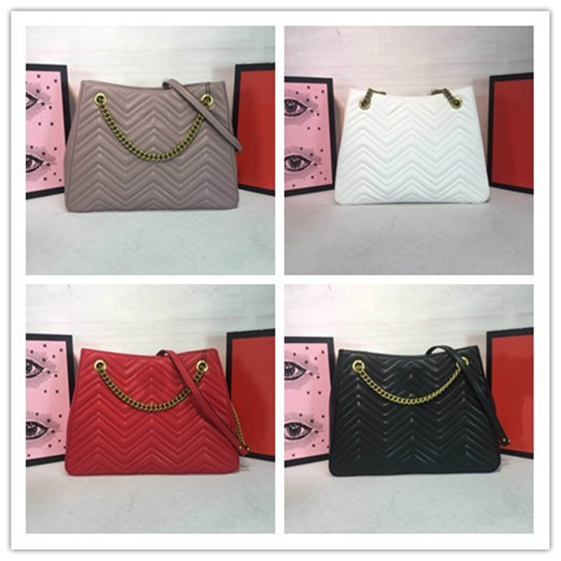 

Designer Luxury Marmont Chain Shoulder Bag Black Leather Quilting 453569 Bag Size 36*27*14cm WUX7