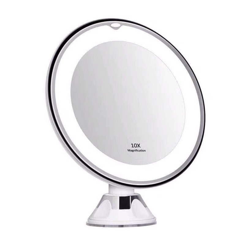 

New My Flexible Desktop Mirror Makeup Light 360 Degree Suction Cup Adjustable Magnifying Glass