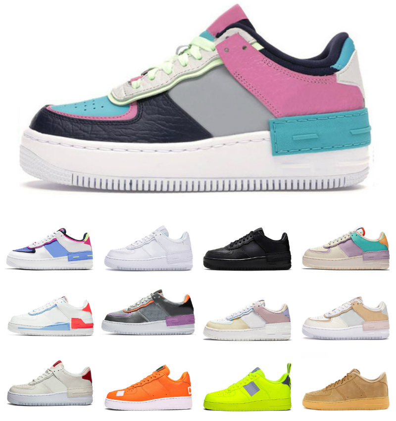 

Forces Mid Mens platform RunninG SHOes White Glacier Blue Sapphire Barely Volt Trainer Spruce Aura Skateboard Utility Red Women Low cut Air