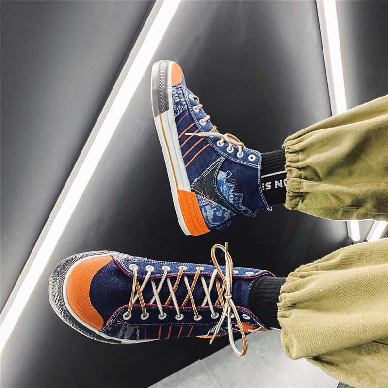 

2021 Designer Running Shoes For Men Light Deep blue Fashion mens Trainers High Quality Outdoor Sports Sneakers size 39-44 qf