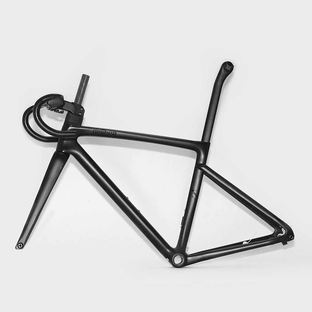 

DELIHEA TANK Machine New 2021 G6 Coming Bicycle Frame 875g Ultralight With Handlebar Stem Carbon Disc Climbing Frame, G1