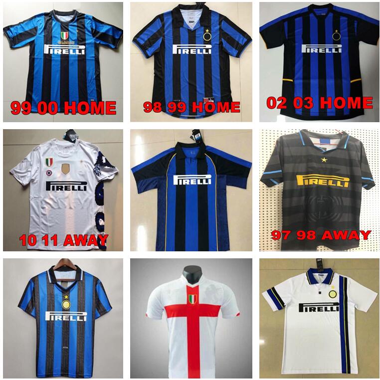 

Milan Retro Soccer jersey 2008 2009 2010 MILITO SNEIJDER ZANETTI Zamorano Pizarro ADRIANO Football 1997 Djorkaeff Baggio RONALDO Inter 02 03 04, Black;yellow