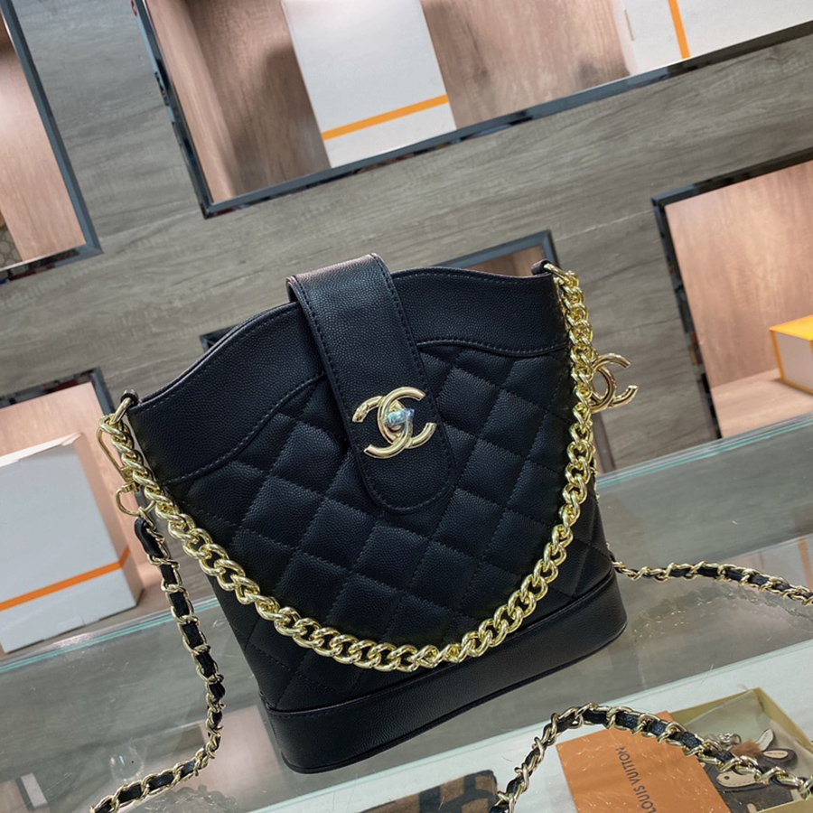 

Designer Chanel Classic Flap caviar bag Luxury Brand Purse Women HandBags Tote Real Leather Bags Lady Plaid Purses by bagandshoe 02, #5