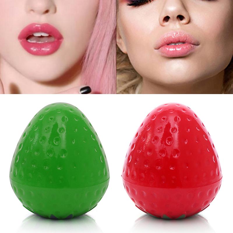 

Lip Balm Lovely Shape Moisturizing Strawberry Lipstick Spherical Brightens Color Nutrition