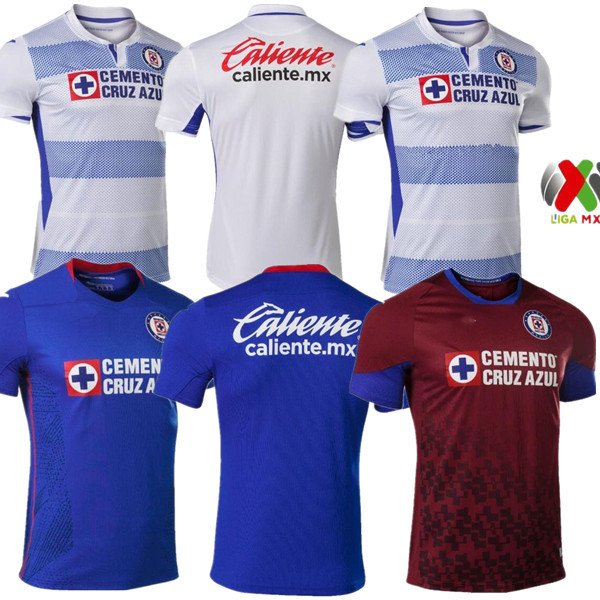 

2021 2020 Club Cruz Azul Soccer Jerseys 20 21 Home Blue Away White Third Red Football Shirts camisetas de futbol Kit Thailand Jersey, Black