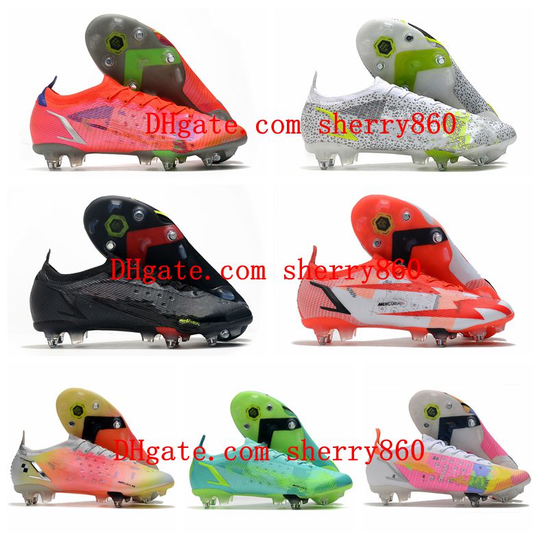 

2021 soccer shoes cleats Mercurial Superfly XIV Elite SG PRO Anti Clog football boots mens Neymar Ronaldo CR7 Tacos de futbol Trainers Sports