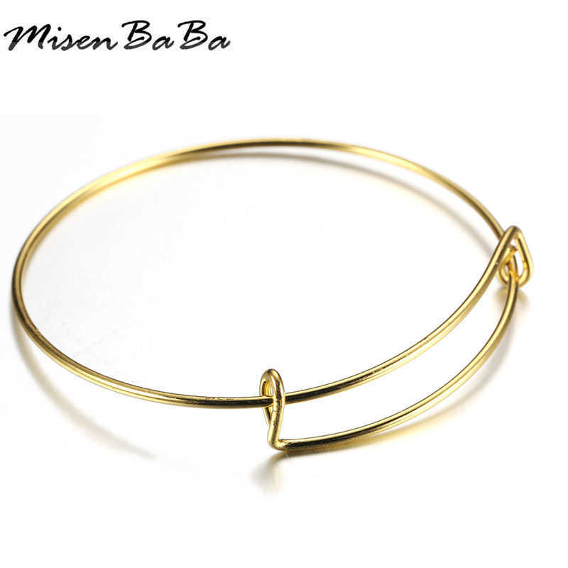 

5pcs/lot Alloy Adjustable Wire Bangle for Women Men Handmade Bracelet Accessories Fashion Jewelry Q0720