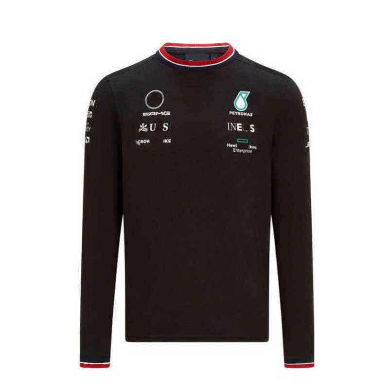 Mens Petronas Luxury Brand Sweatshirts t Shirts Mercedes F1 Formula One Racing Women Casual Long Sleeve T-shirts Benz Lewis Hamilton Team Work Cl