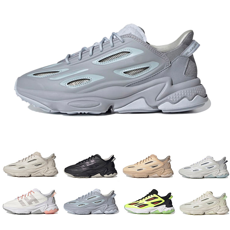 

Beige Leather ozweego celox mens womens Running shoes Khaki triple Cloud black White sand pink red men women trainers sports sneakers jogging walking 36-45 Brown, Color#1