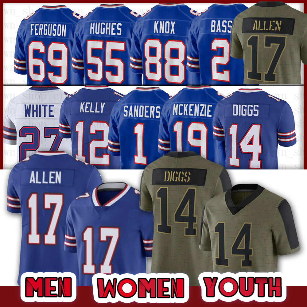 

17 Josh Allen Football Jerseys 14 Stefon Diggs Barkley Cole Beasley Gabriel Davis Poyer Matt Milano Gregory Rousseau Moss Gabriel Davis, Men(bi-er)