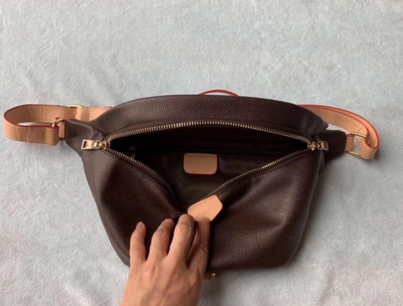 

fashion bags pochettes Handtasche borsa shoulder bag womens crossbody High Quality Waist Bolso leather handbags, Brown flowers